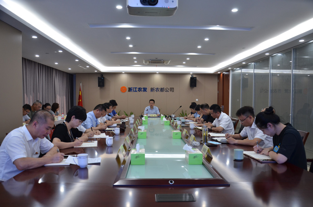 小鸟体育集团领导巡听旁听新农都公司党委理论中心组学习